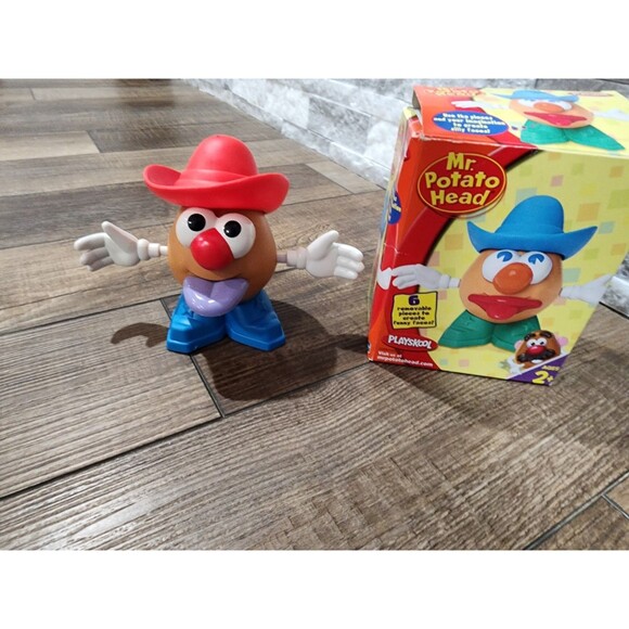 Mr Potato Head Mini 6 Removeable Piece Hat Purple Lips Retro 2005 Funny Face - Picture 1 of 5